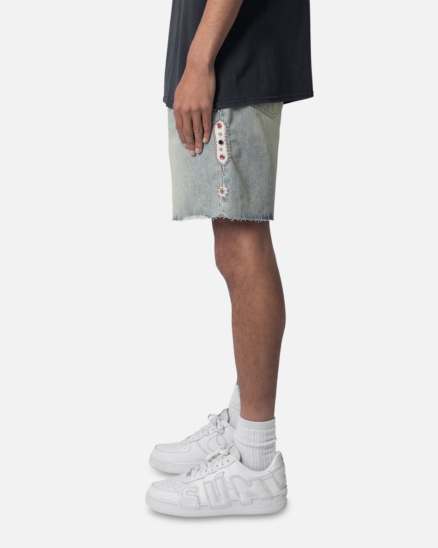 MNML Mojave Denim Shorts Vintage Blue