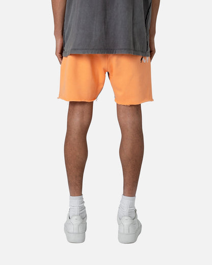 MNML Contrast Paneled Sweatshorts Orange