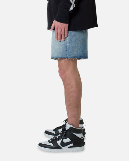 MNML Cut Off Denim Shorts Blue