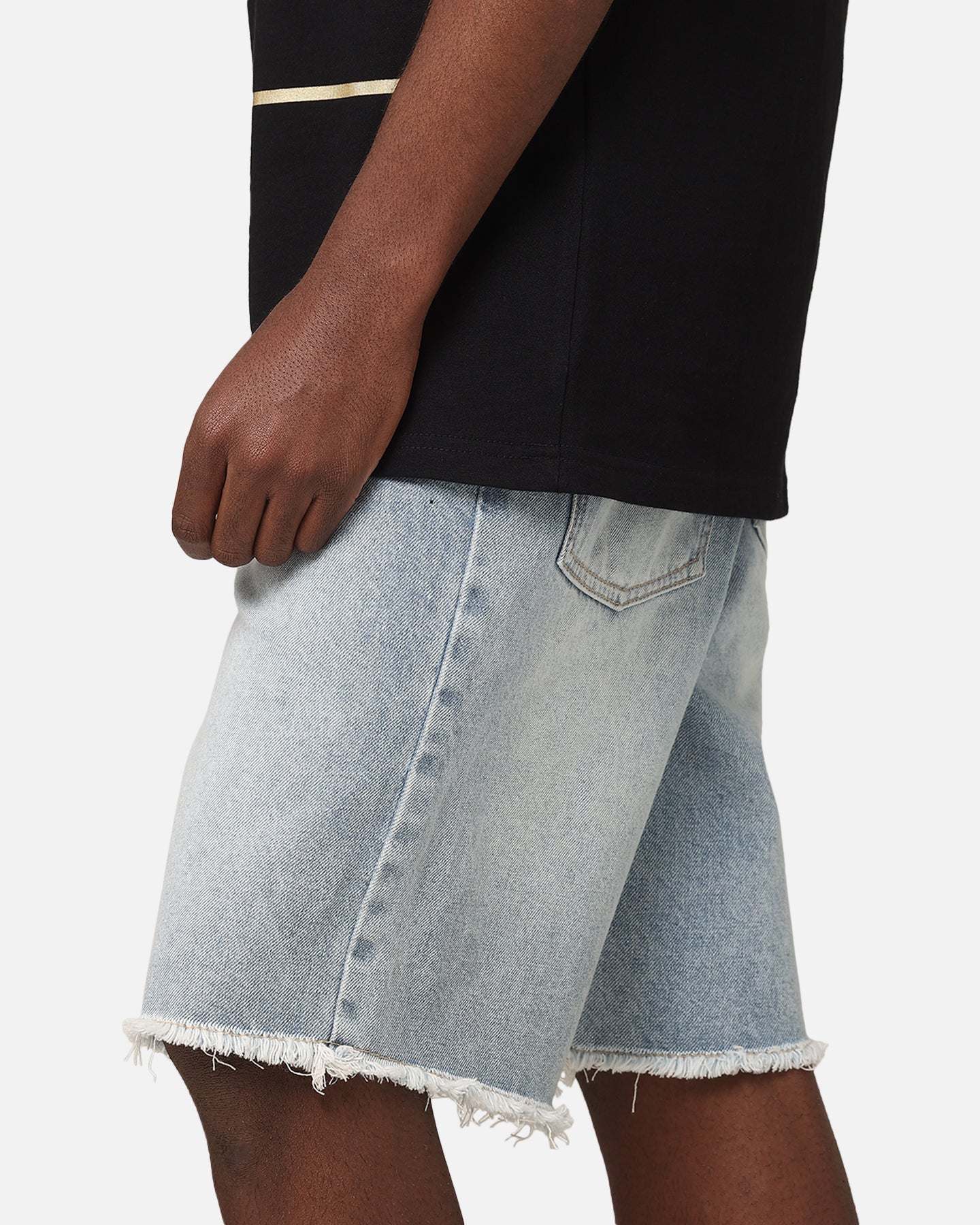 Saint Morta Baggy Denim Shorts Superwash Blue