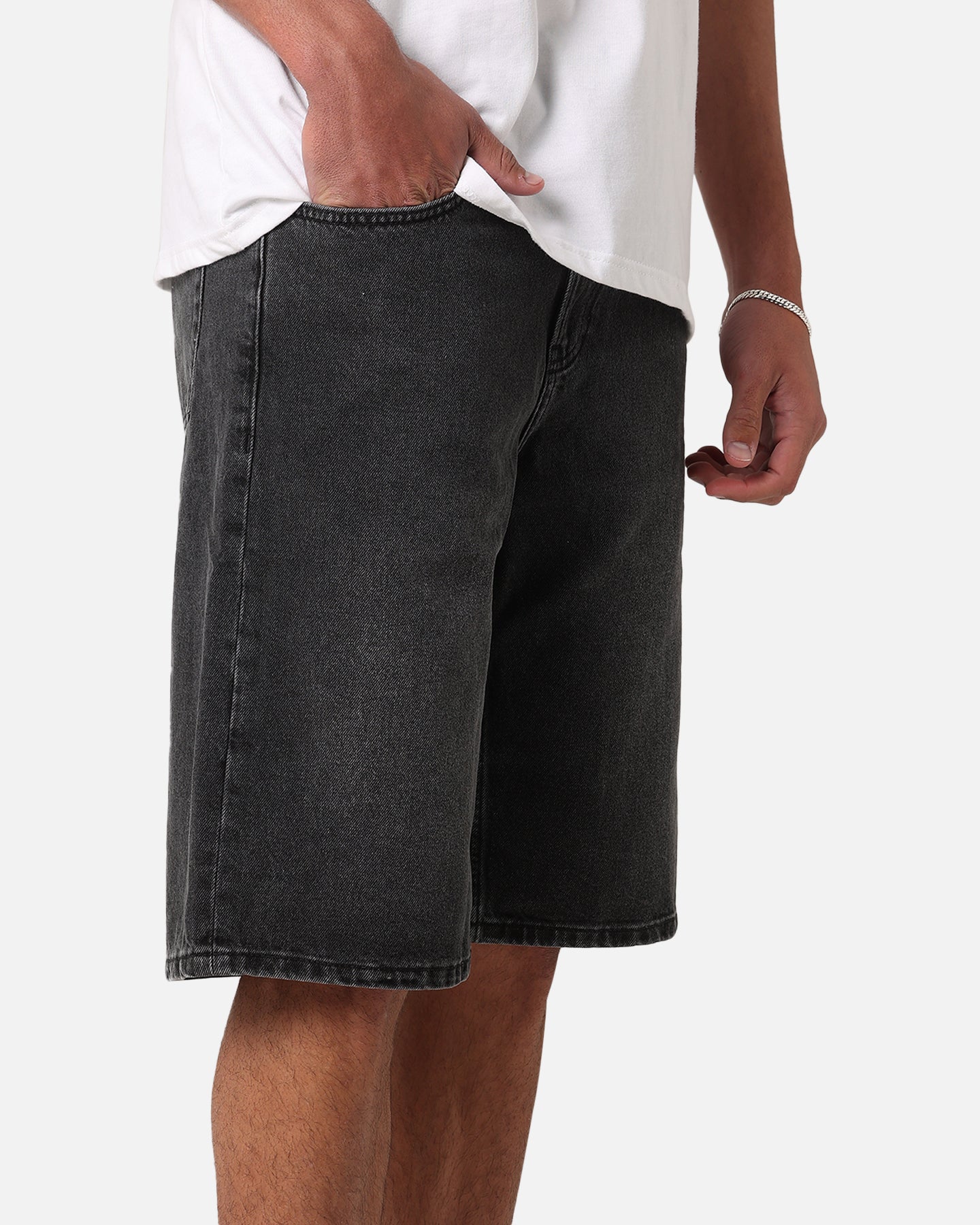 Calvin Klein 90's Loose Denim Short Washed Black