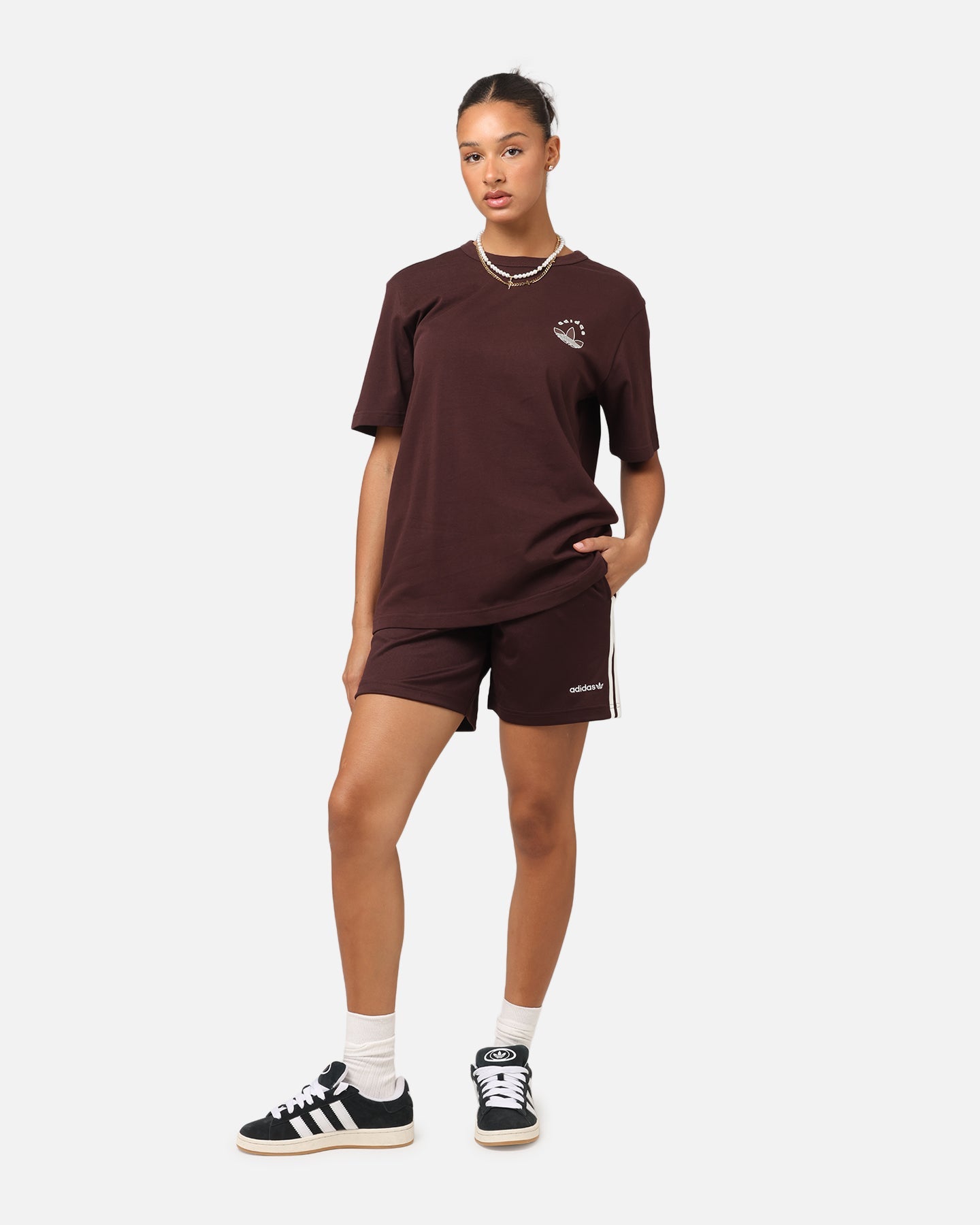 Adidas Football Shorts Brown