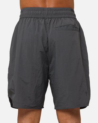 Saint Morta Official Nylon Shorts Dark Grey