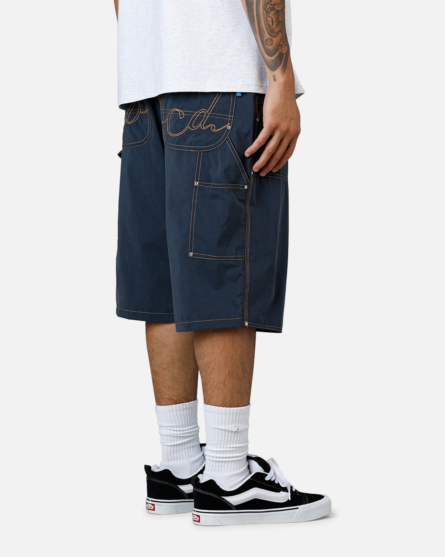ABC Nylon Jorts Navy