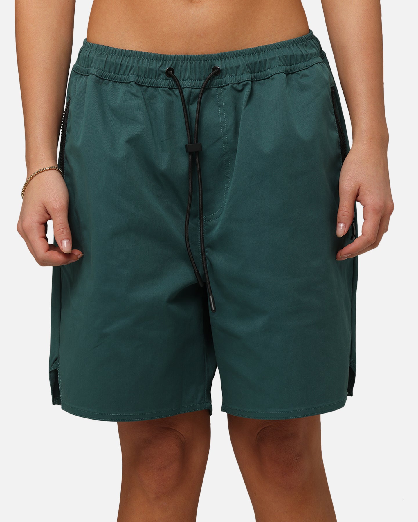 XXIII Elastic Cord Shorts Forest Green