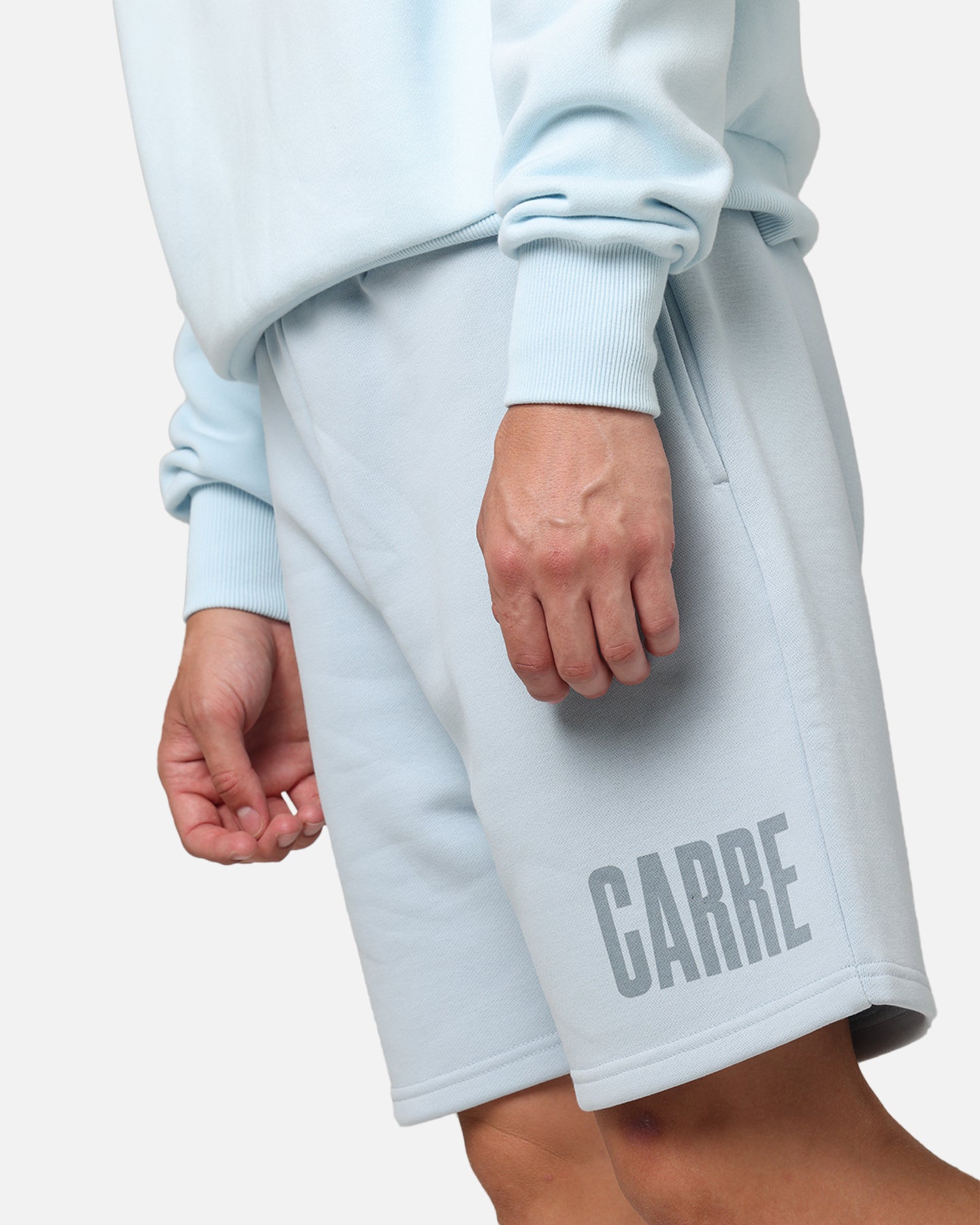 Carre Premium Essentials Sweat Shorts Baby Blue