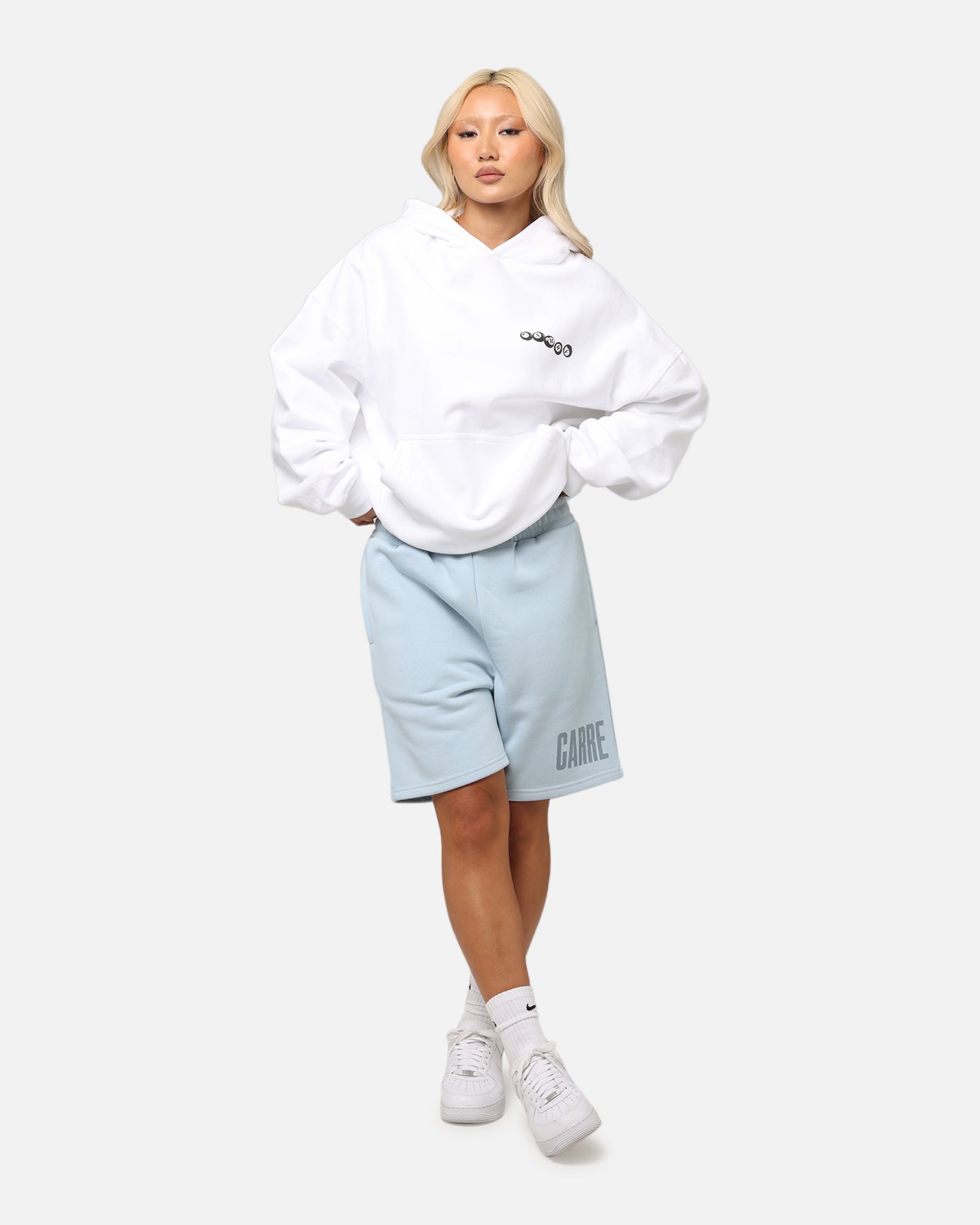 Carre Premium Essentials Sweat Shorts Baby Blue