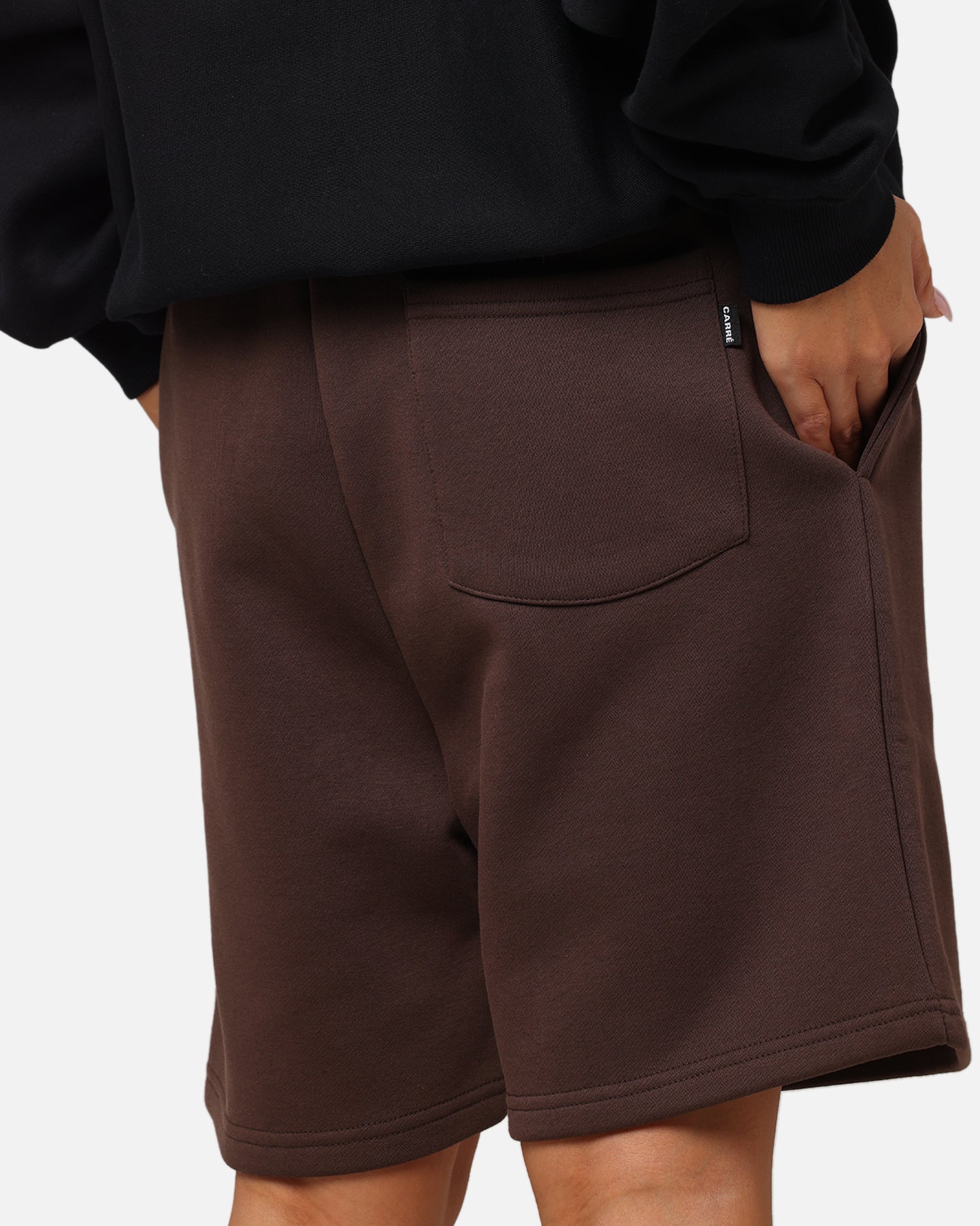 Carre Premium Essentials Sweat Shorts Chocolate