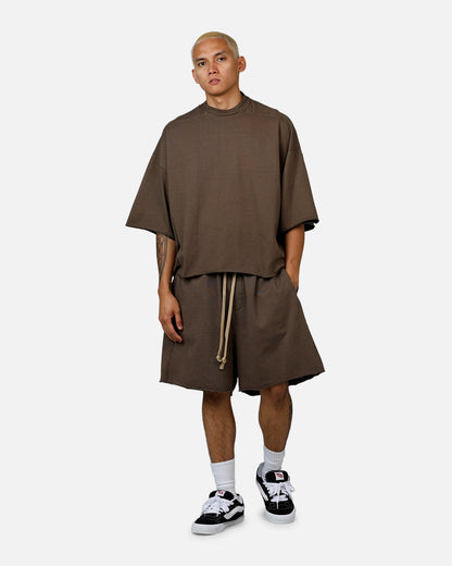 MNML Oversized Cargo Sweat Shorts Muddy Grey