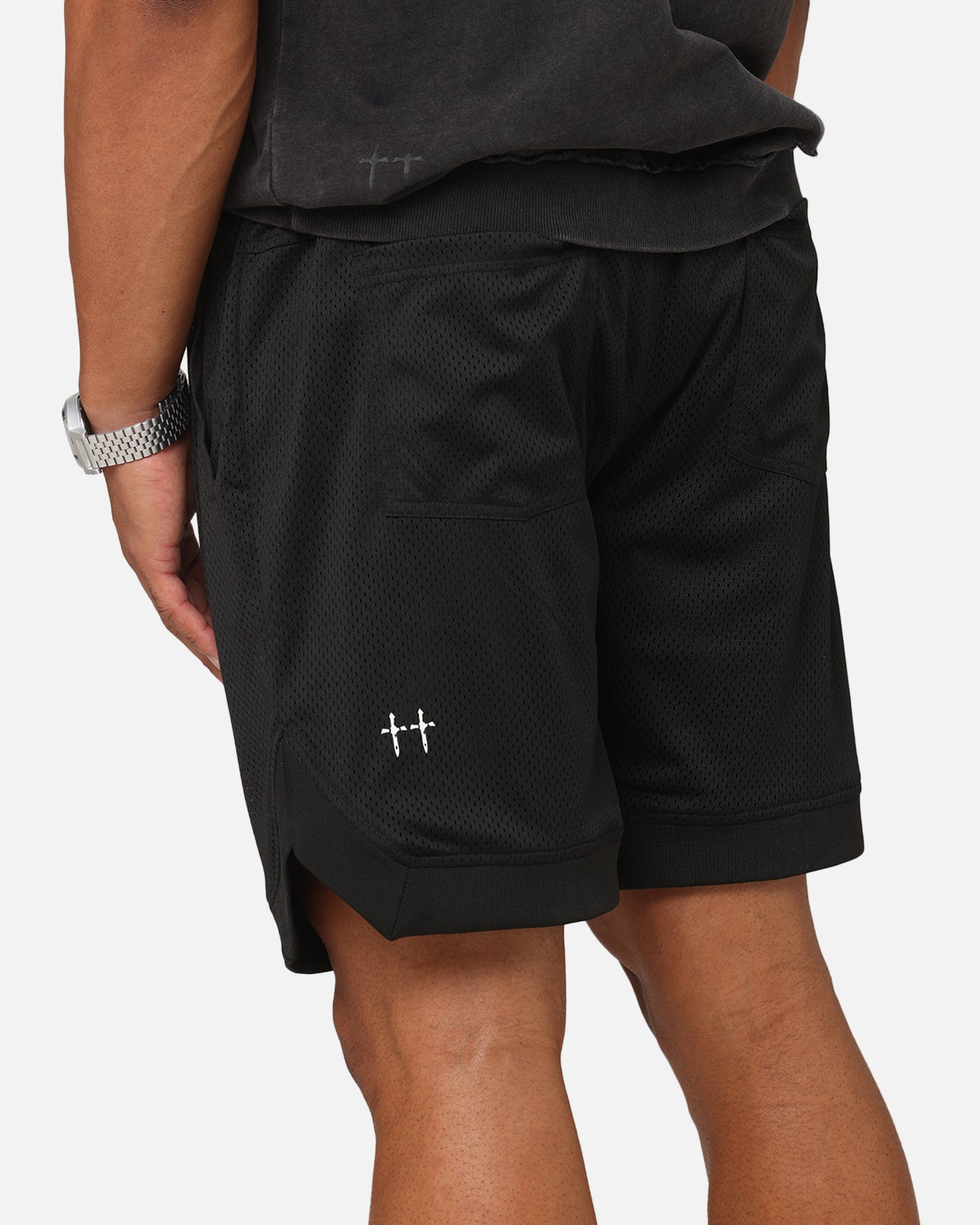 Saint Morta Rise Or Ride Basketball Shorts Black/Purple/White