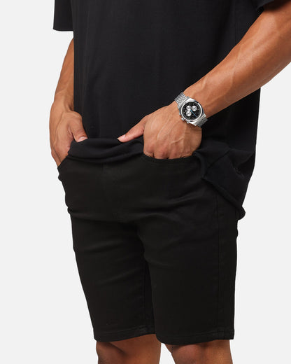 Saint Morta Dynasty Denim Shorts Black