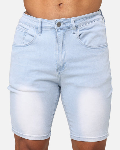 Saint Morta Dynasty Denim Shorts Pale Blue