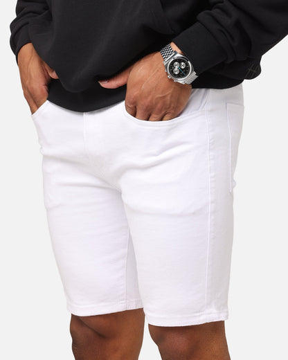 Saint Morta Dynasty Denim Shorts White