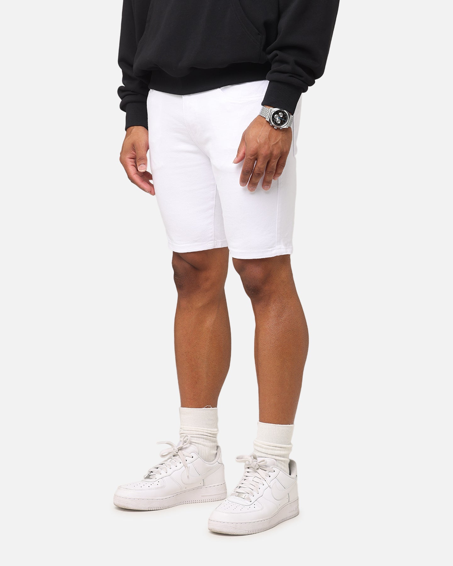 Saint Morta Dynasty Denim Shorts White