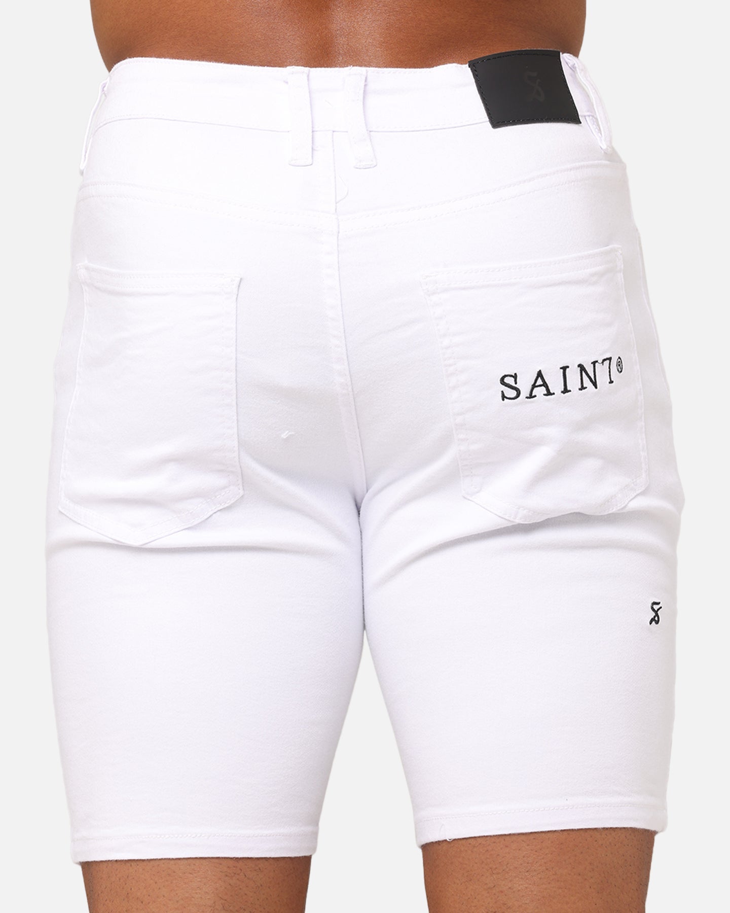 Saint Morta Dynasty Denim Shorts White