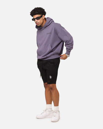 Saint Morta Annex V2 Denim Shorts Black