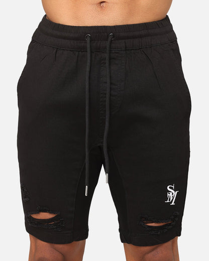Saint Morta Annex V2 Denim Shorts Black