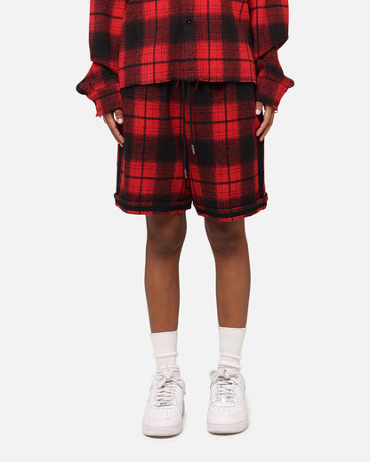 XXIII Plaid Ball Shorts Red