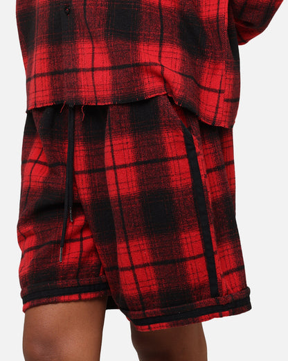 XXIII Plaid Ball Shorts Red