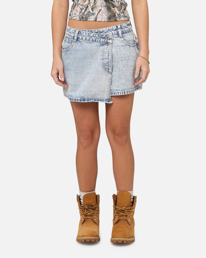 XXIII Women's Control Denim Skort Denim Blue