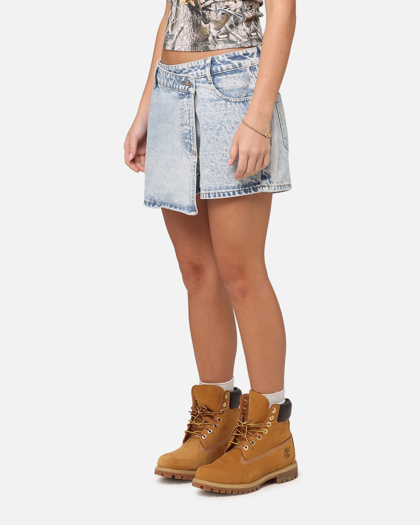 XXIII Women's Control Denim Skort Denim Blue