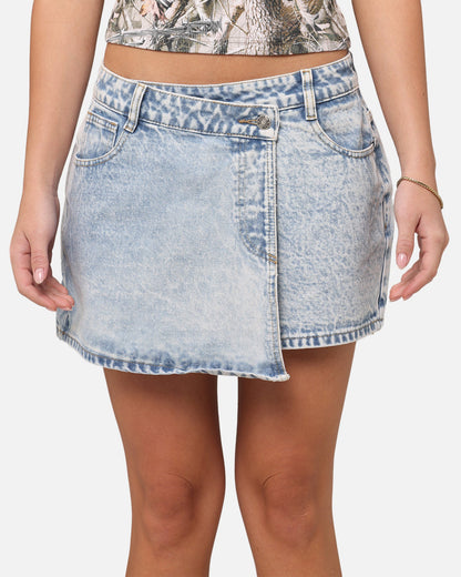 XXIII Women's Control Denim Skort Denim Blue