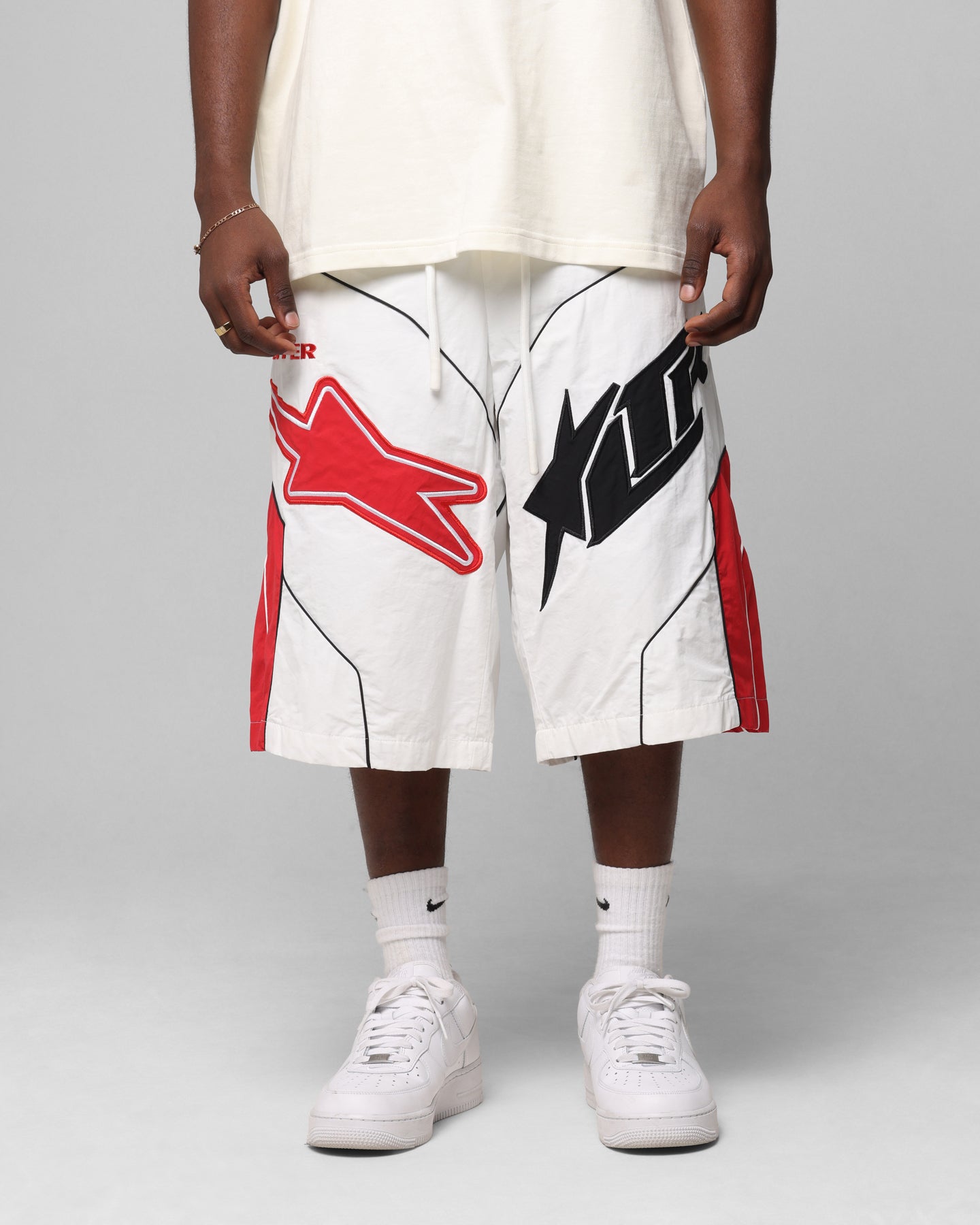 Loiter Motocross Shorts White