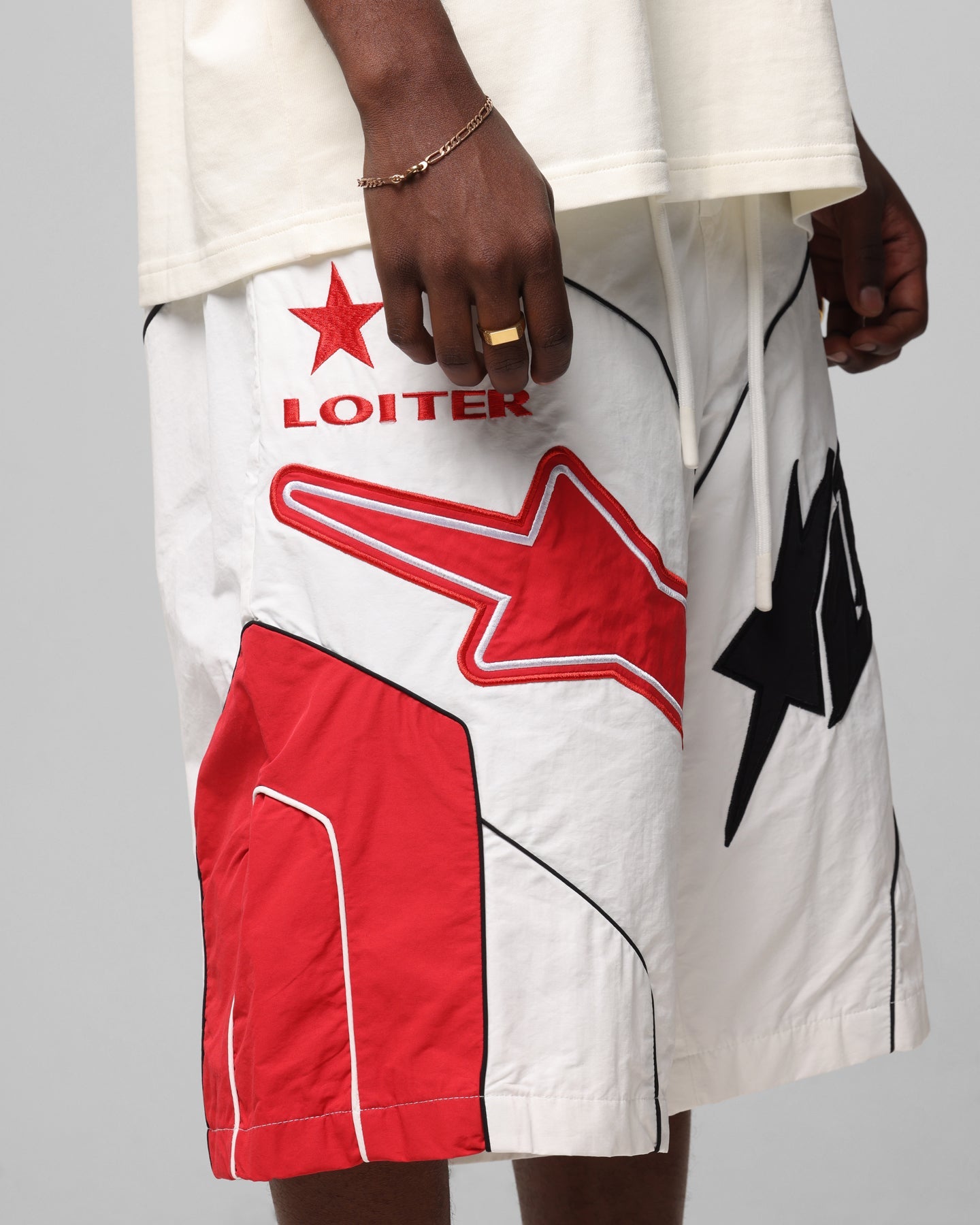 Loiter Motocross Shorts White