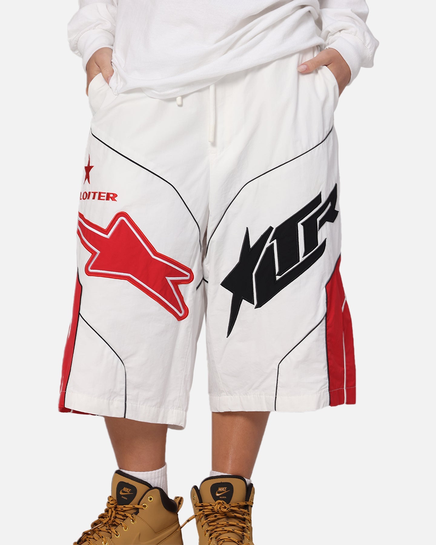 Loiter Motocross Shorts White