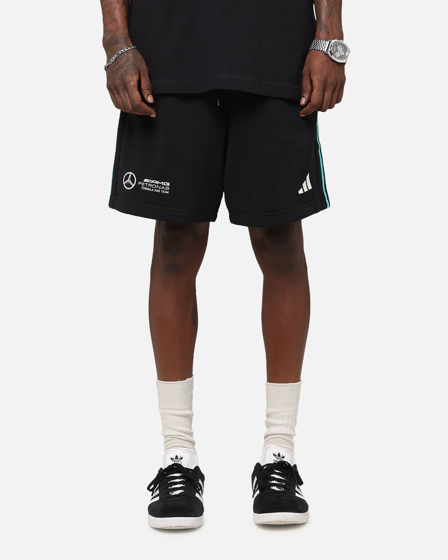 adidas x Mercedes-AMG PETRONAS Formula One F1 DNA Shorts Black/White