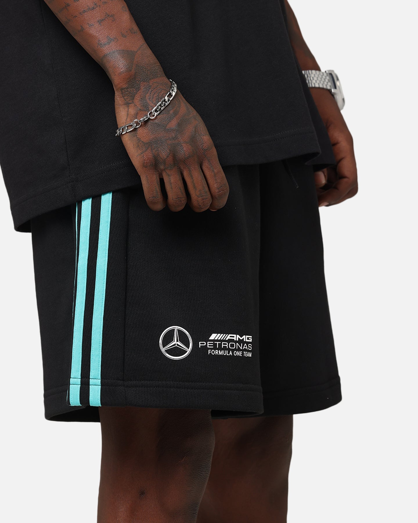 adidas x Mercedes-AMG PETRONAS Formula One F1 DNA Shorts Black/White