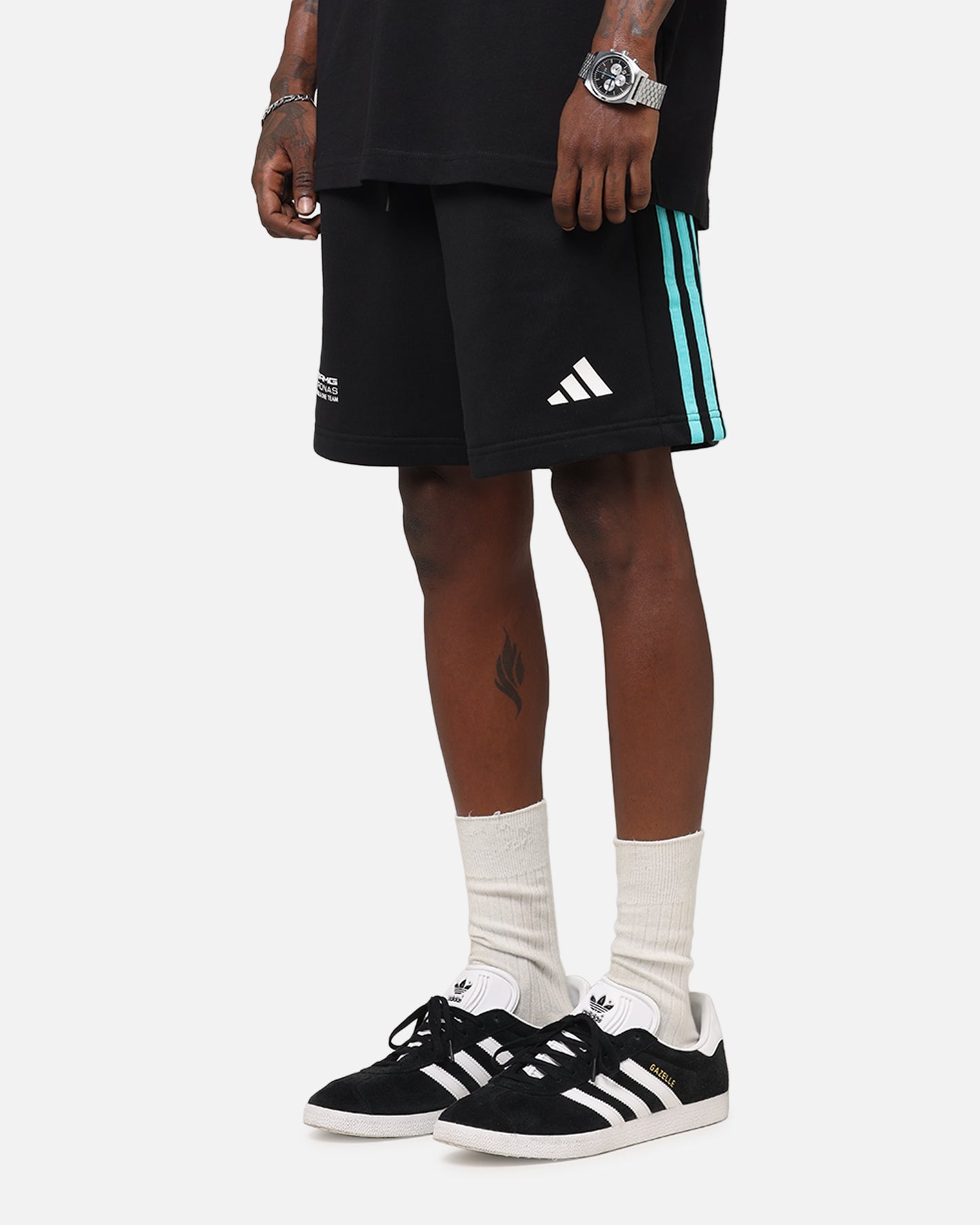 adidas x Mercedes-AMG PETRONAS Formula One F1 DNA Shorts Black/White