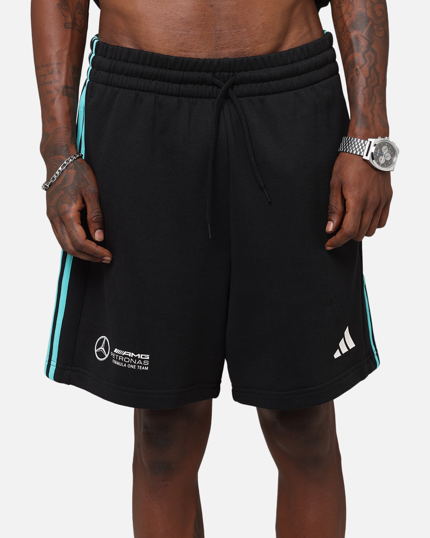 adidas x Mercedes-AMG PETRONAS Formula One F1 DNA Shorts Black/White