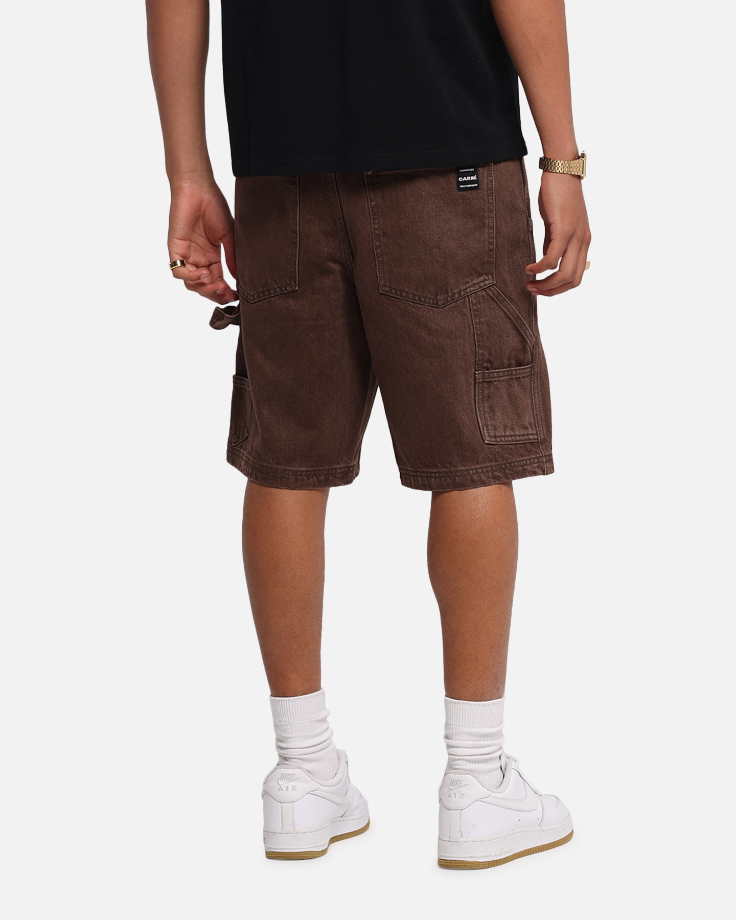 Carre Weatherwear Carpenter Jorts Dark Brown