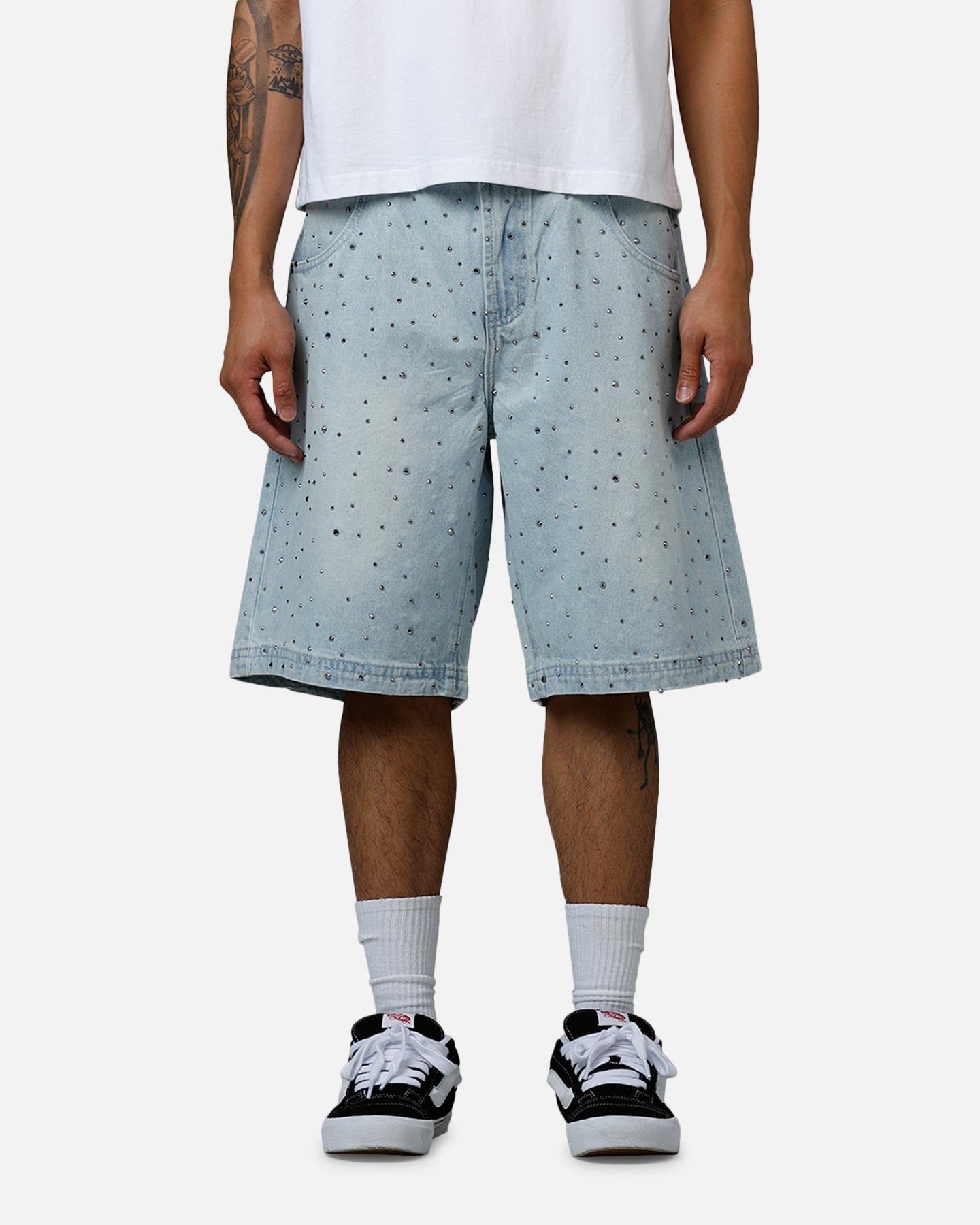 Saint Morta Amplus Glamourama Jorts Blue Dust