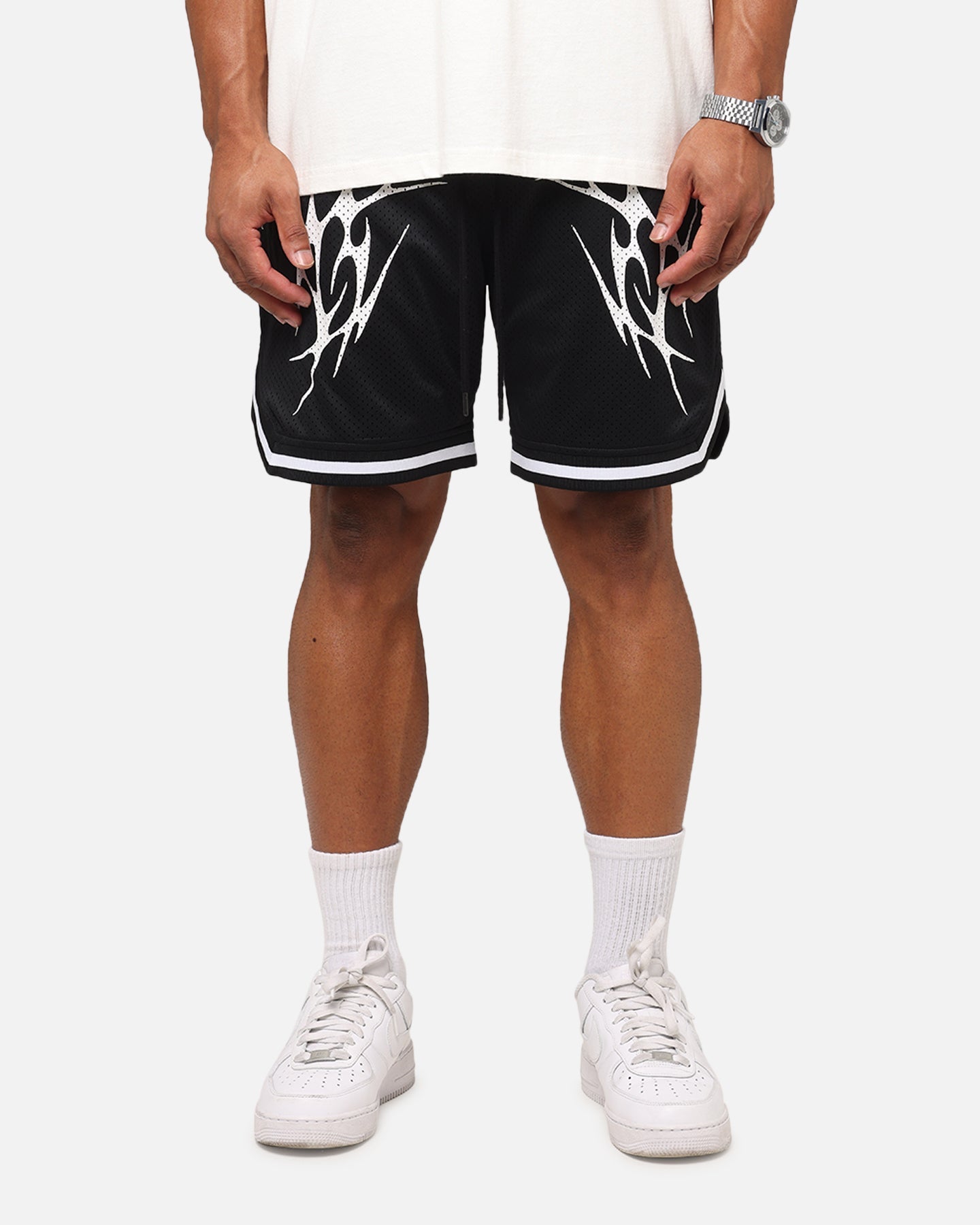 Saint Morta Warrior Basketball Shorts Black