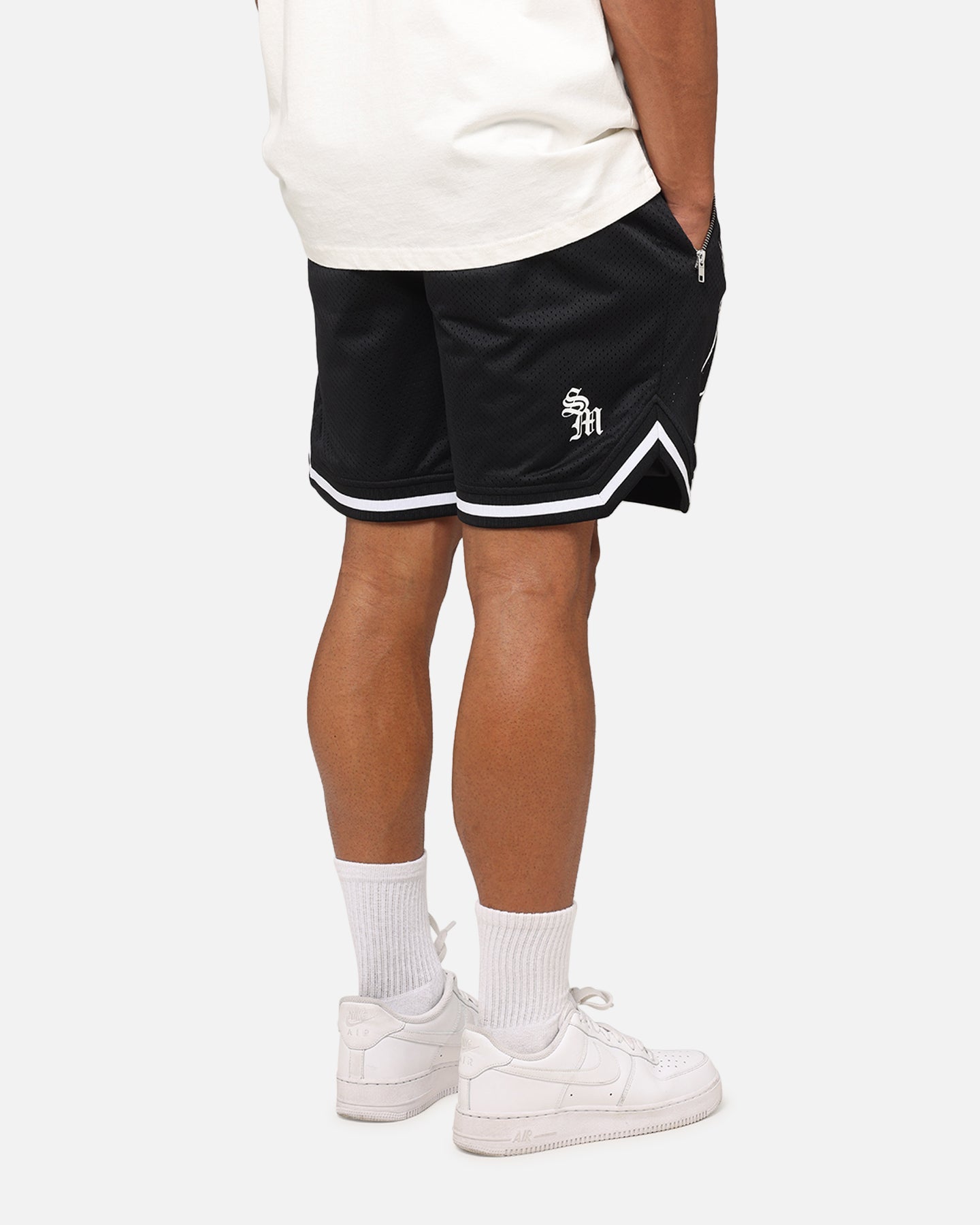 Saint Morta Warrior Basketball Shorts Black