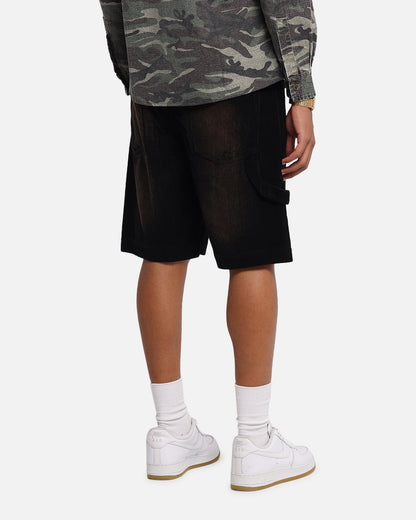XXIII Corduroy Wash Jorts Black