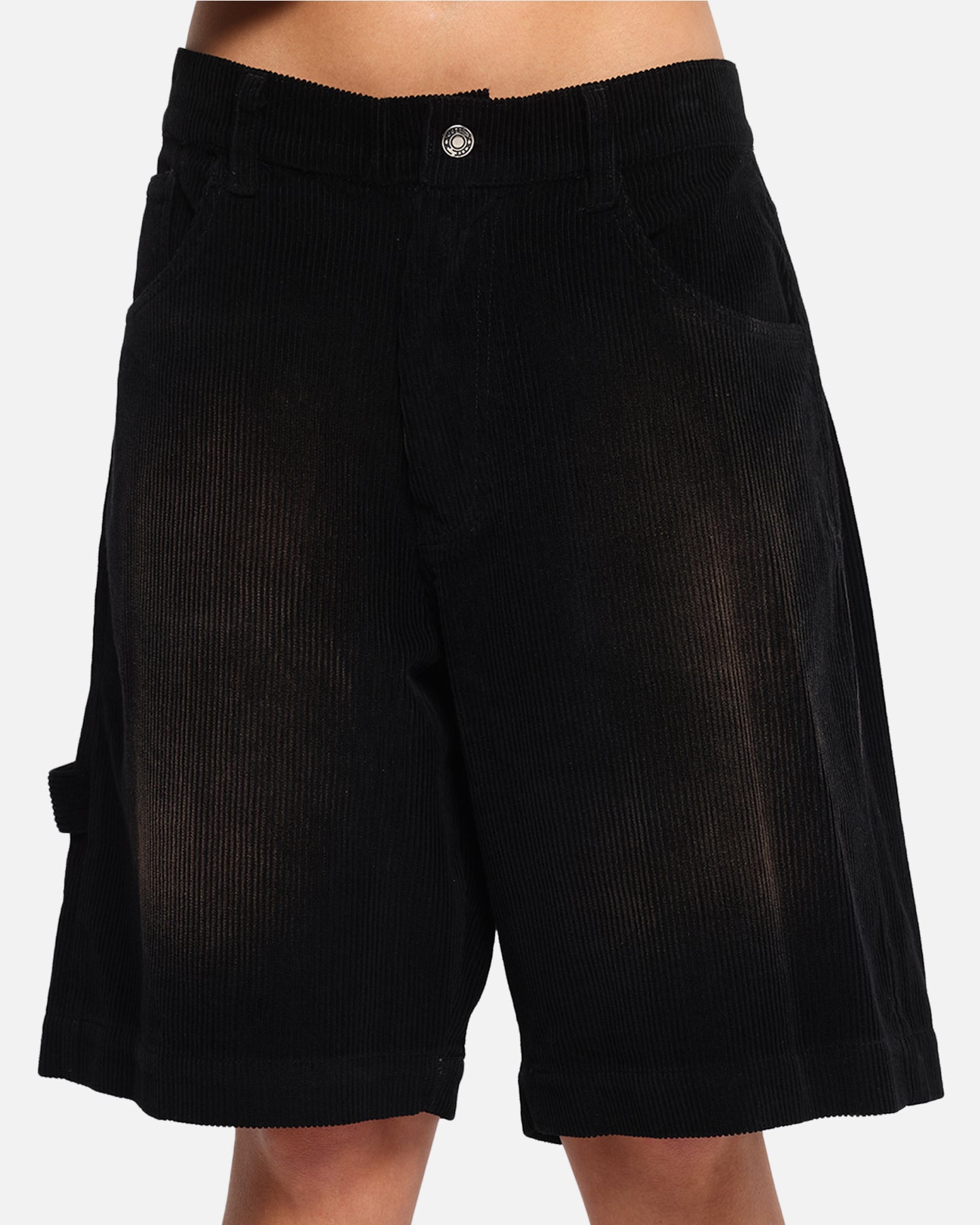 XXIII Corduroy Wash Jorts Black