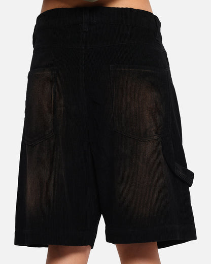 XXIII Corduroy Wash Jorts Black