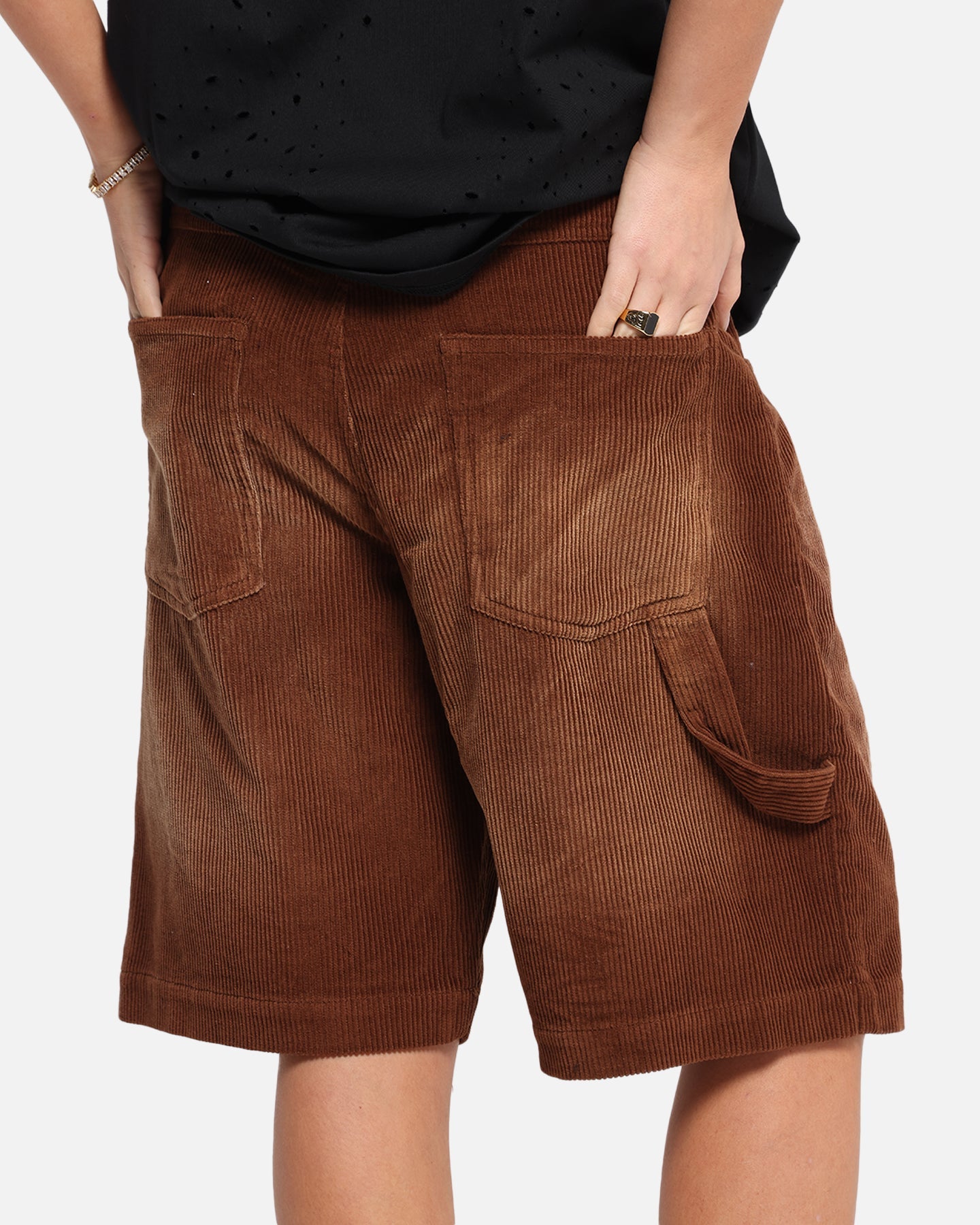 XXIII Corduroy Wash Jorts Brown