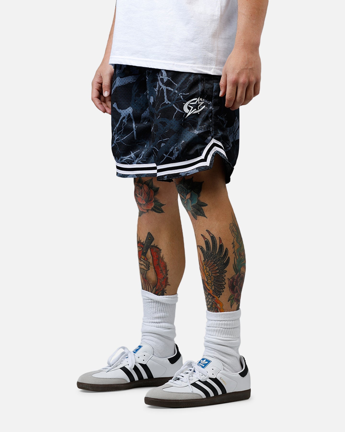 Carre Outlaw Mesh Shorts Black Real Tree