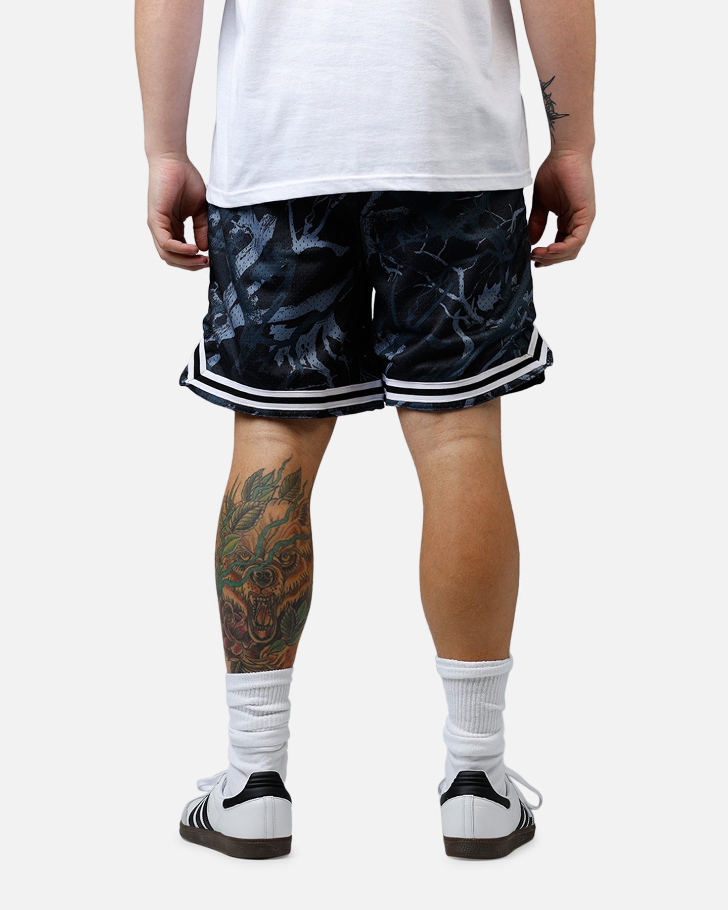 Carre Outlaw Mesh Shorts Black Real Tree