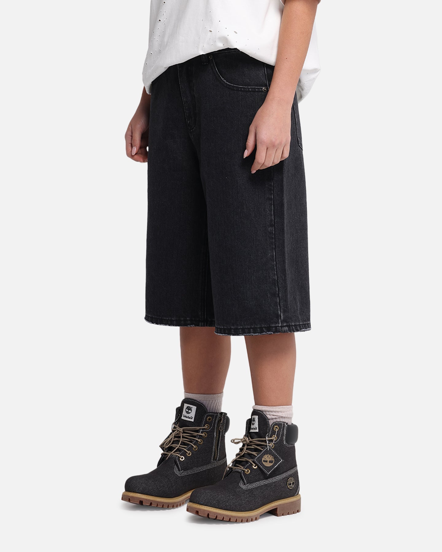 XXIII Women's Low Rider Jorts Washed Black