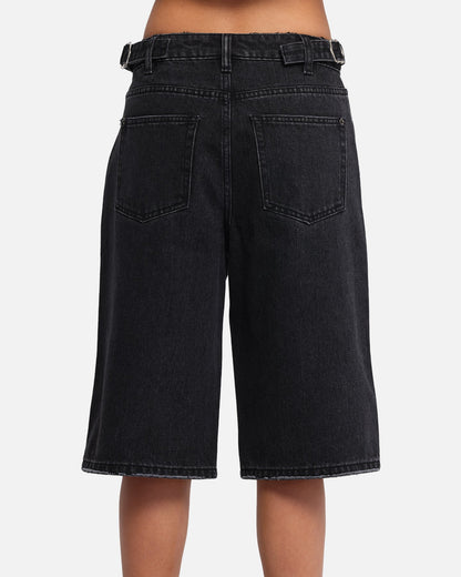 XXIII Women's Low Rider Jorts Washed Black