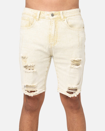 Saint Morta Dynasty V2 Denim Shorts Dirty Blonde