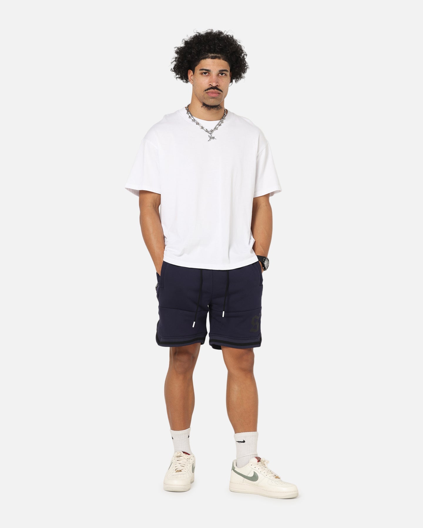 Saint Morta Icon X Fleece Short Indigo