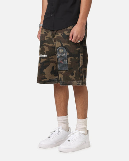 Saint Morta Kingdomcome Baggy Shorts Woodland Camo