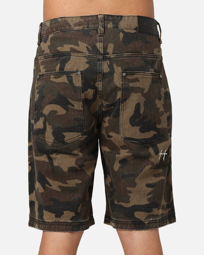 Saint Morta Kingdomcome Baggy Shorts Woodland Camo