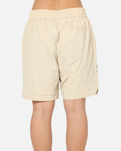 Saint Morta Gothic Monogram Nylon Shorts Dirty Blonde